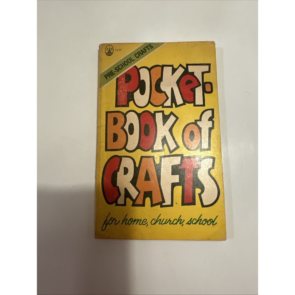 Vintage 1975, Pre-School Pocket Book Of Crafts, Patricia Shely